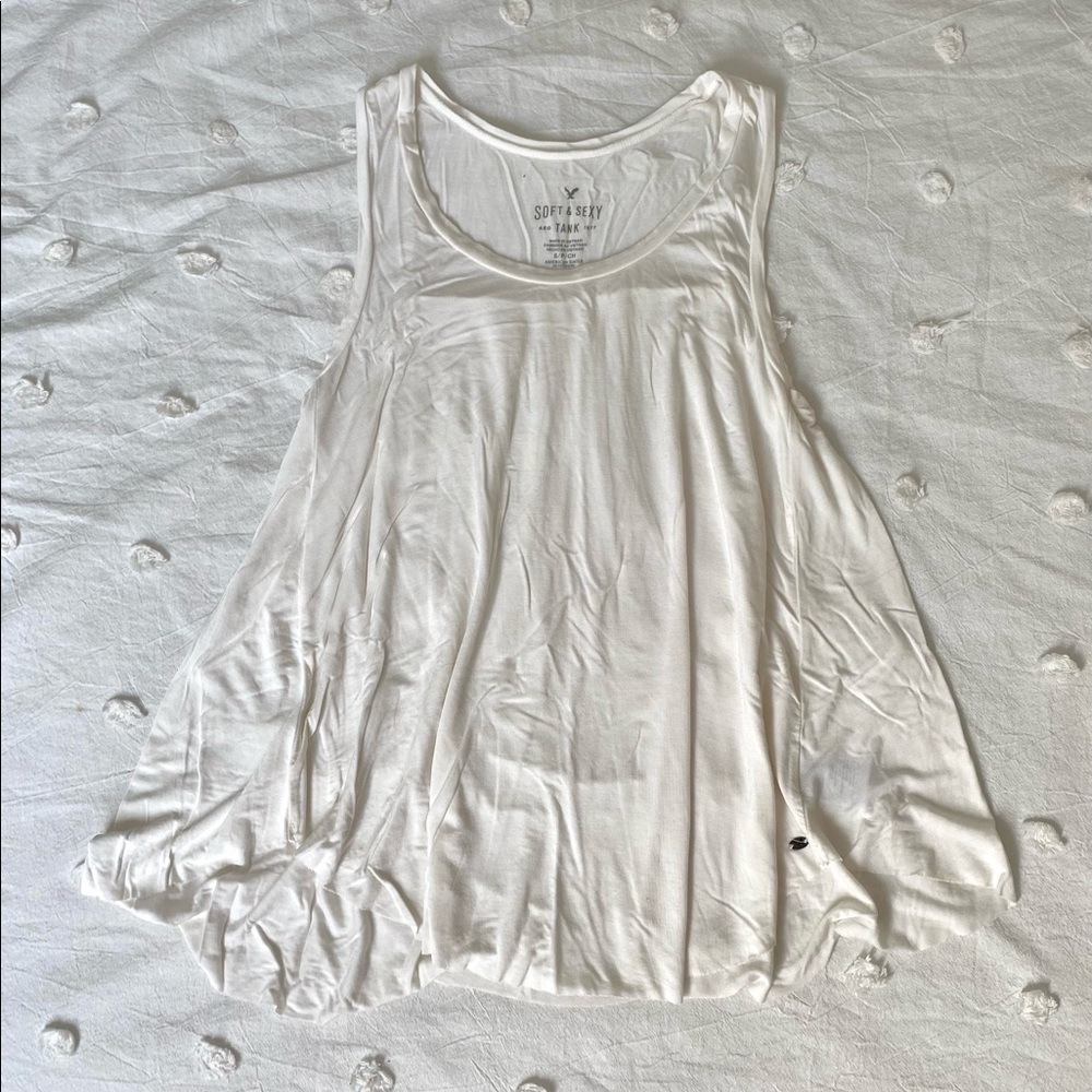 American Eagle White Tank Top